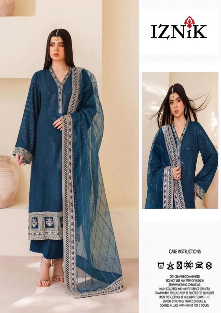 Iznik Chiffon Suit