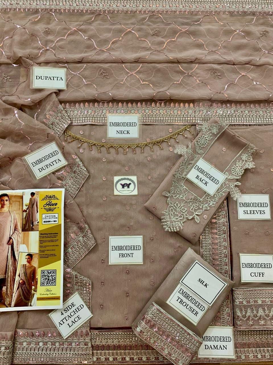 Maryams Chiffon Suit