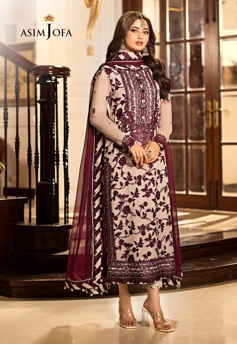 Asim Jofa Chiffon Suit