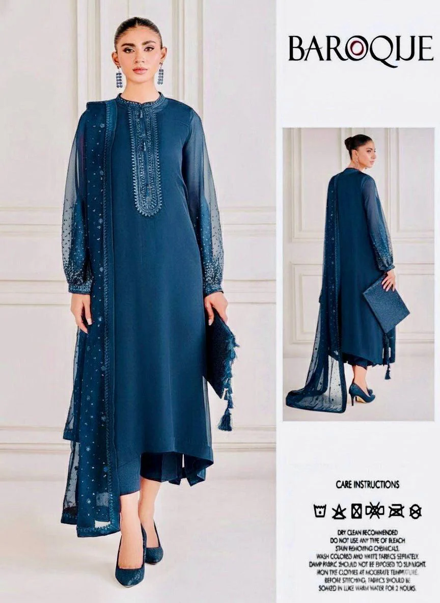 Baroque Chiffon Suit