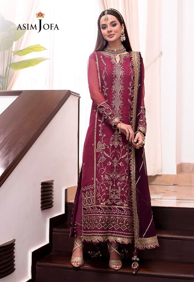 Asim Jofa Chiffon Suit