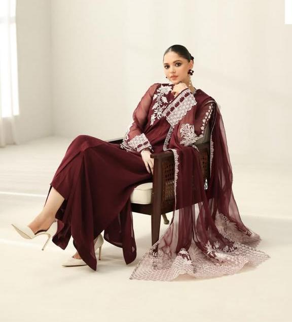 Baroque Chiffon Suit