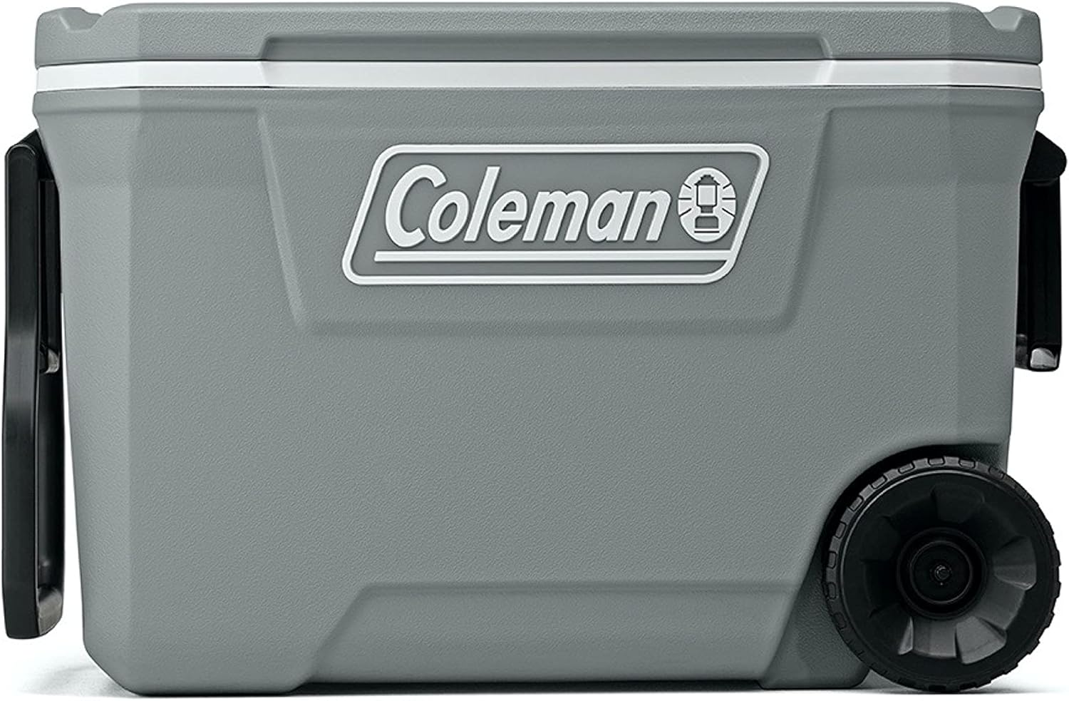 Coleman Classic Series Insulated Portable Wheeled Cooler, Leak-Resistant Outdoor Hard Cooler Keeps Ice up to 5 Days, 100-Quart