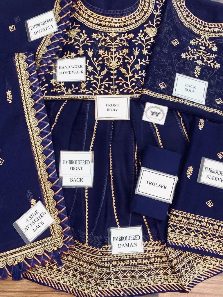 Asim Jofa Chiffon Maxi