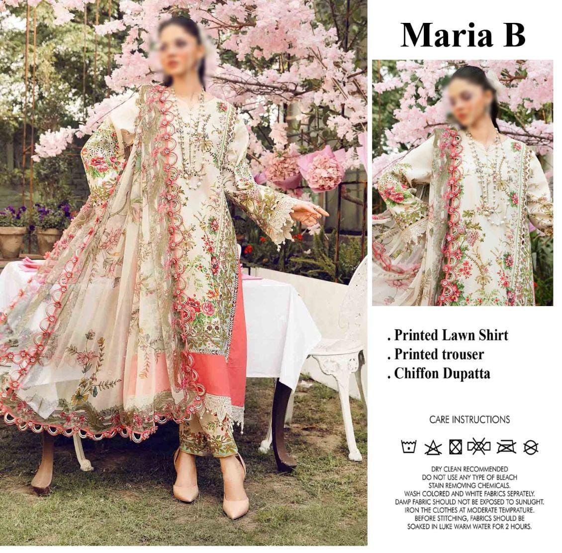 Maria B Lawn Suit