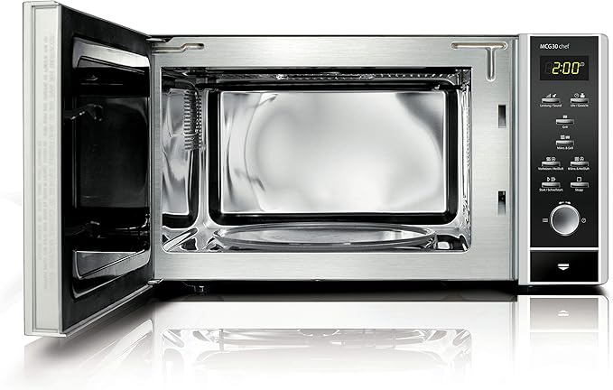 Caso MCG30 Ceramic Chef 3-in-1 Microwave, Silver
