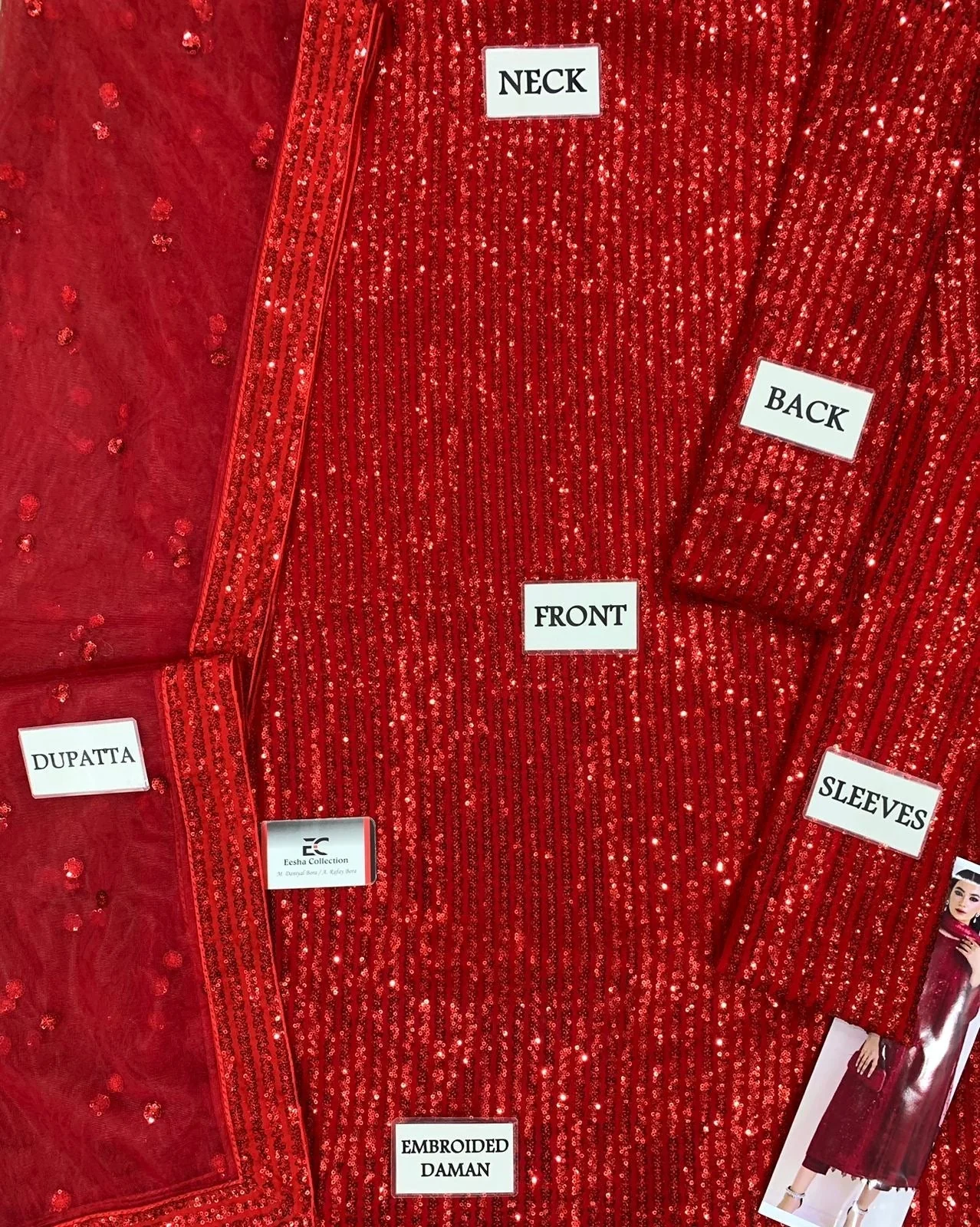 Baroque Chiffon Suit