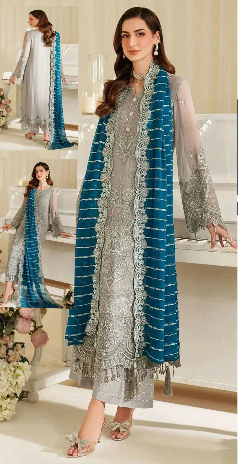 Imrozia Chiffon Suit