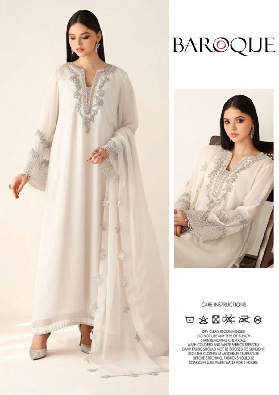 Baroque Chiffon Suit