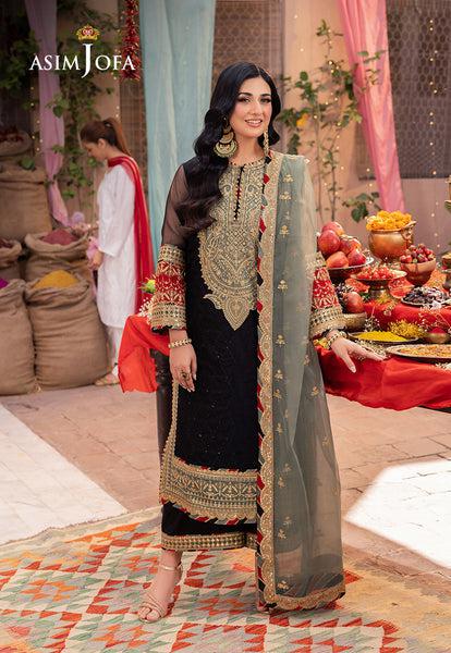 Asim Jofa Chiffon Suit