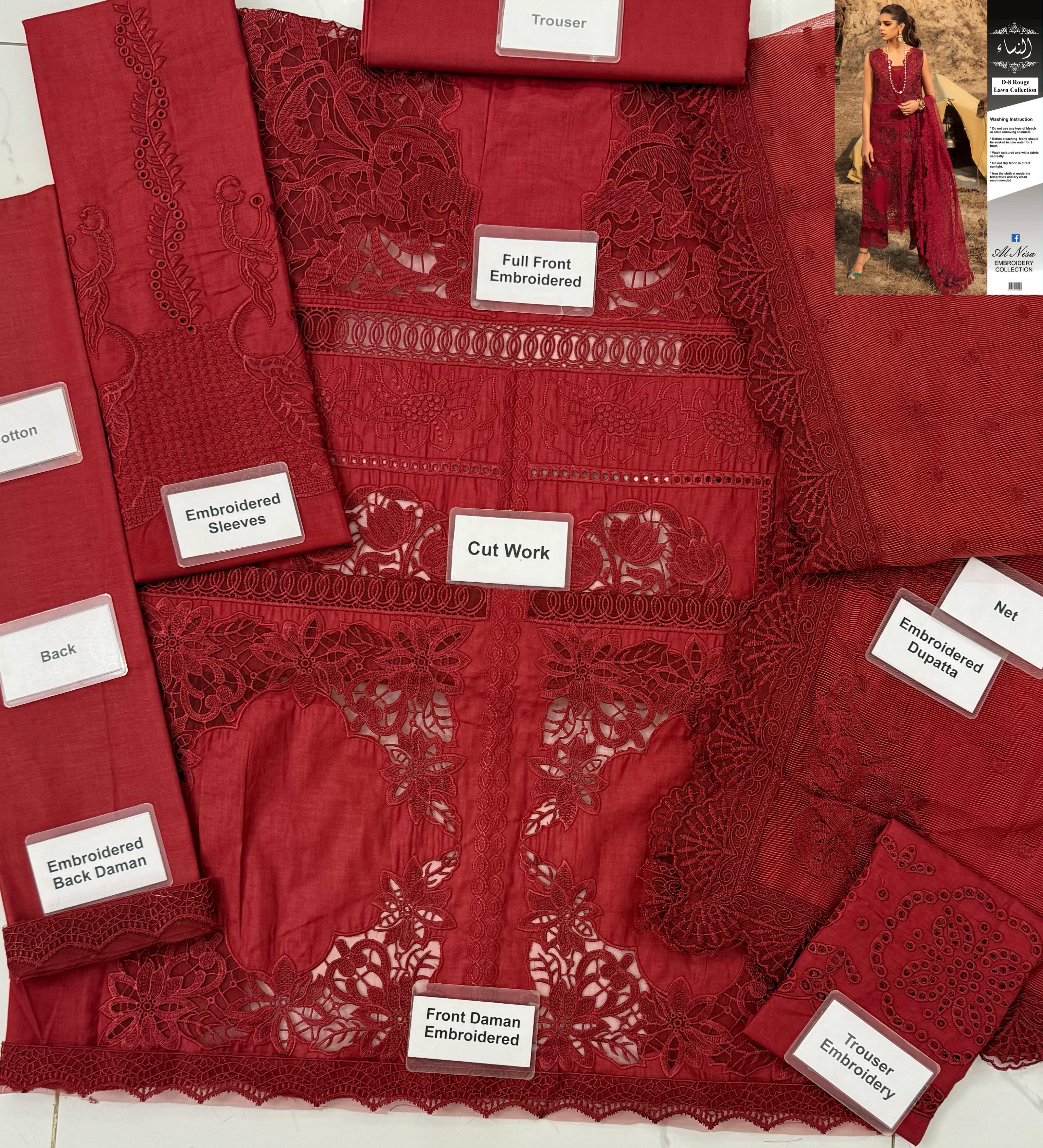 Crimson Saira Shakira Cotton Suit