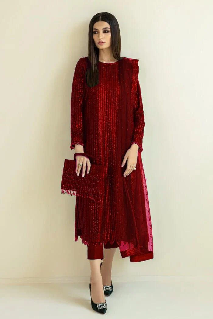 Baroque Chiffon Suit