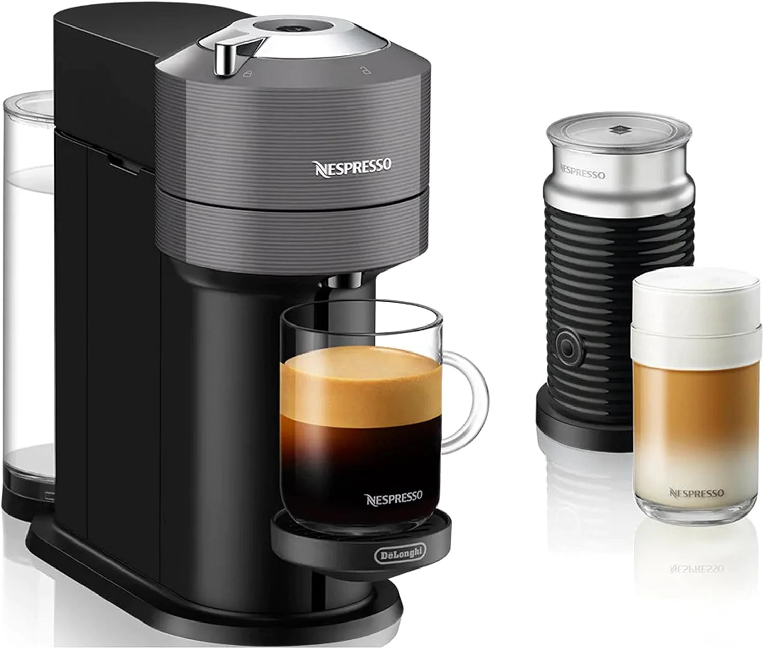 Nespresso Vertuo Next by De’Longhi – White Coffee & Espresso Machine
