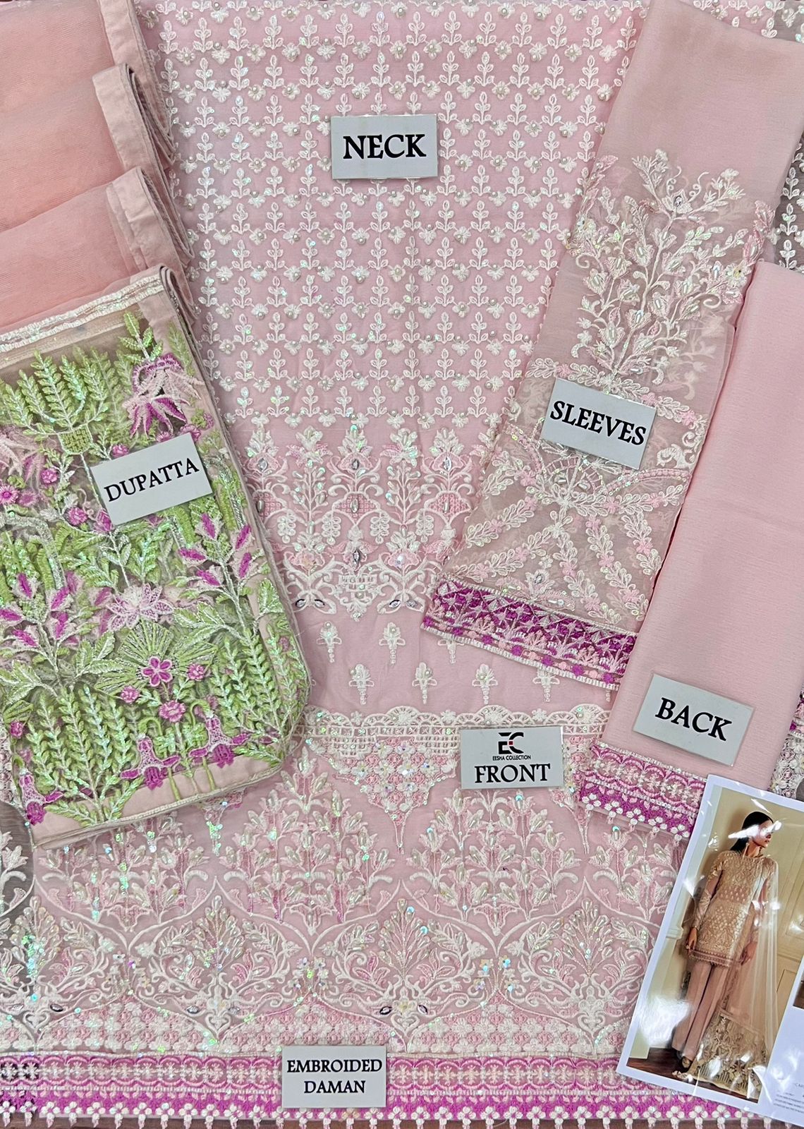 Baroque Chiffon Suit