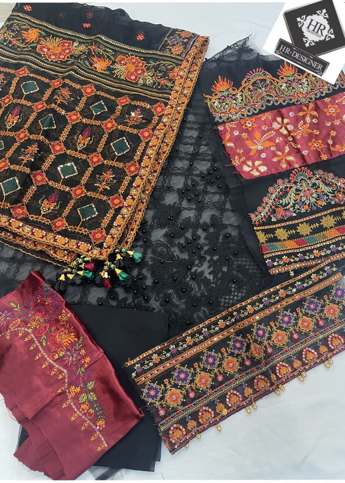 Baroque Organza Suit