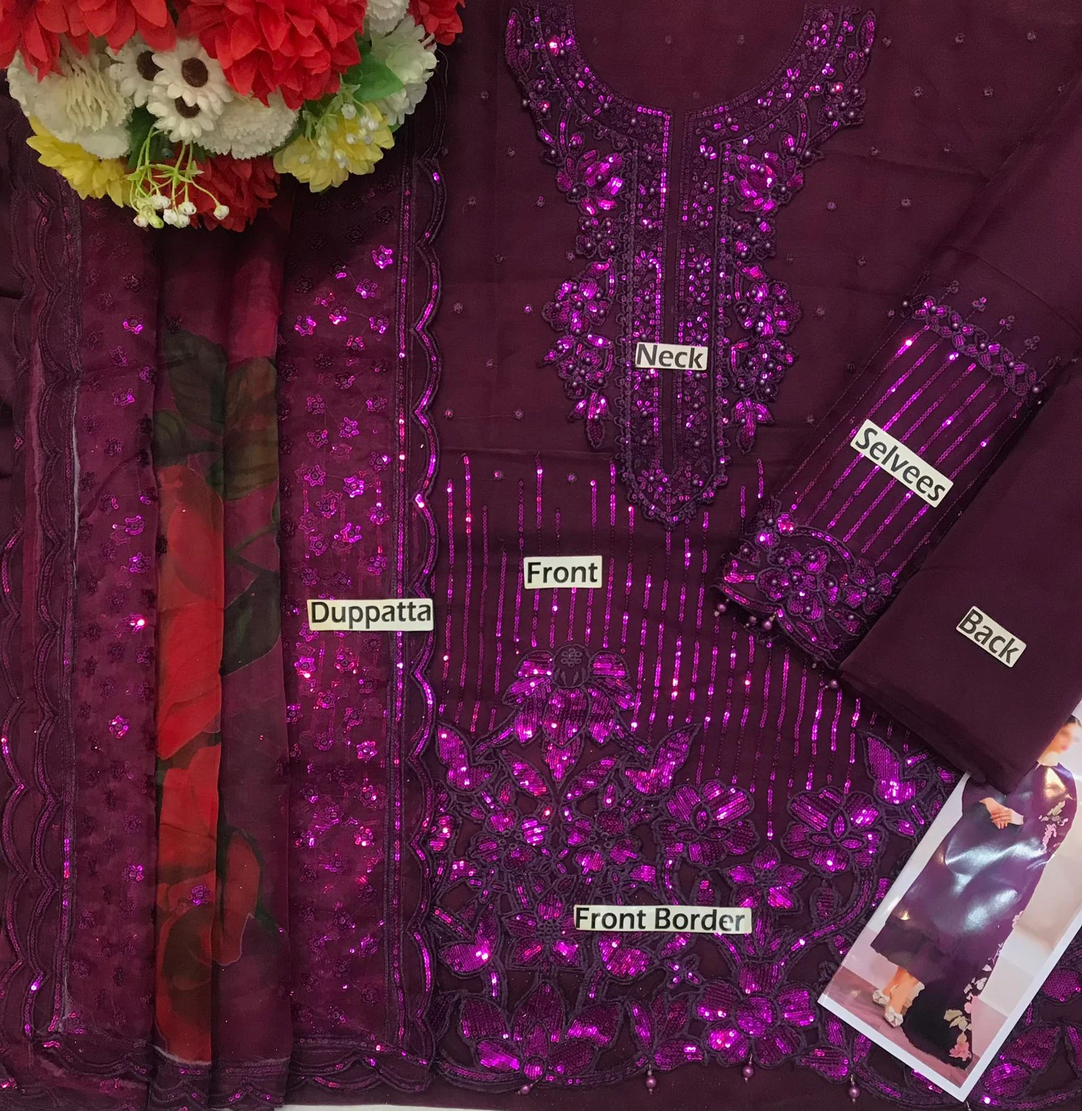 Baroque Organza Suit