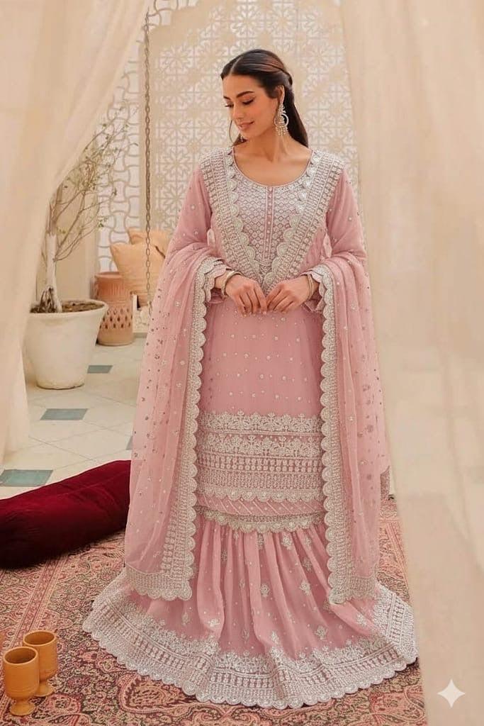Asim Jofa Chiffon Bridal Suit
