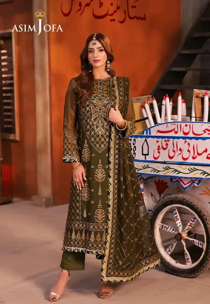 Asim Jofa Chiffon Suit