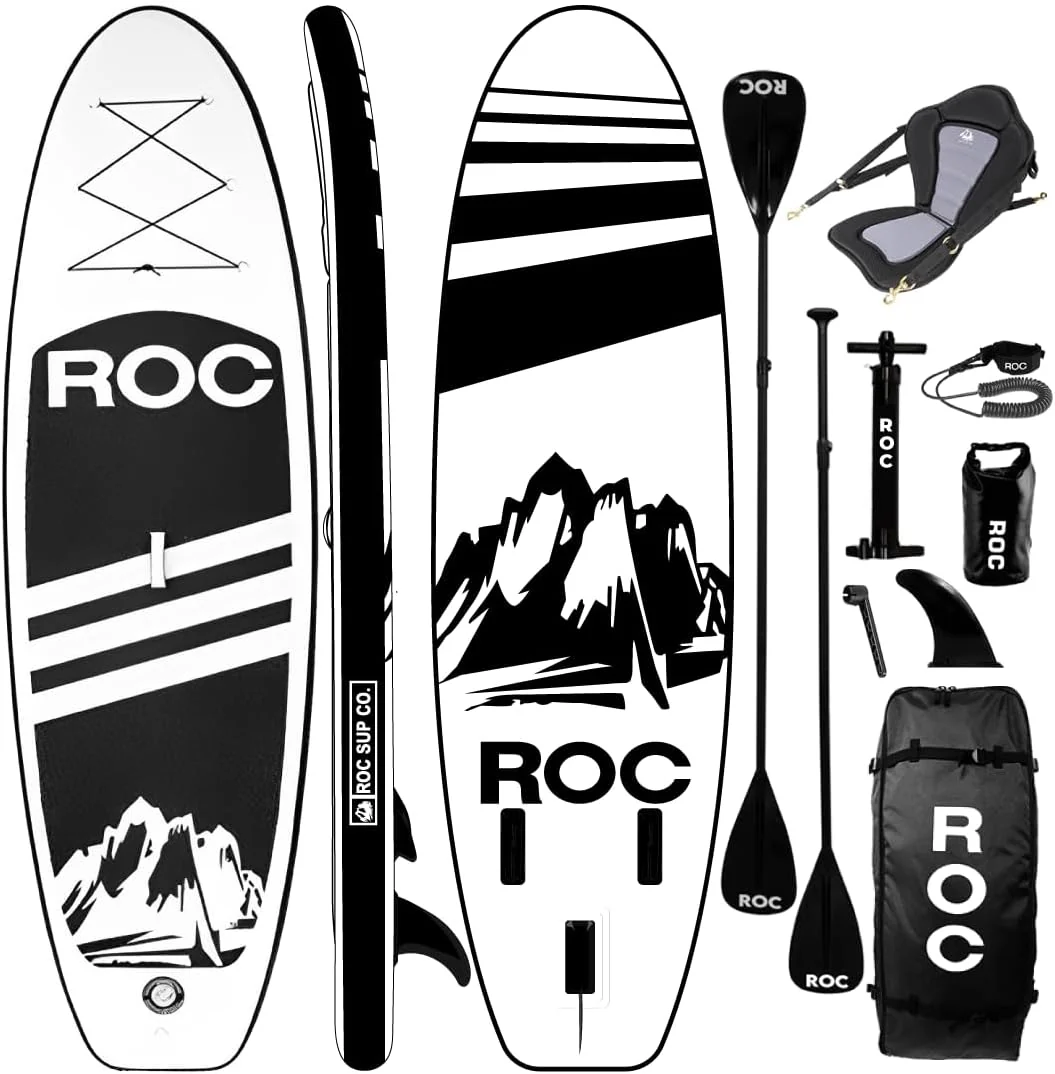 ROC inflatable stand-up paddle board high-quality SUP paddle board accessories