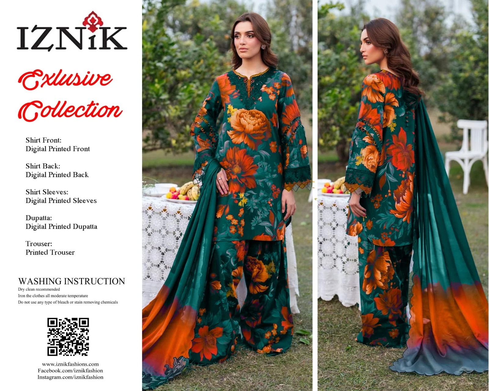 Iznik Lawn Suit