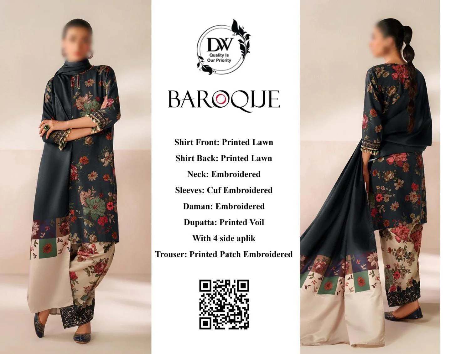 Baroque Lawn Suit