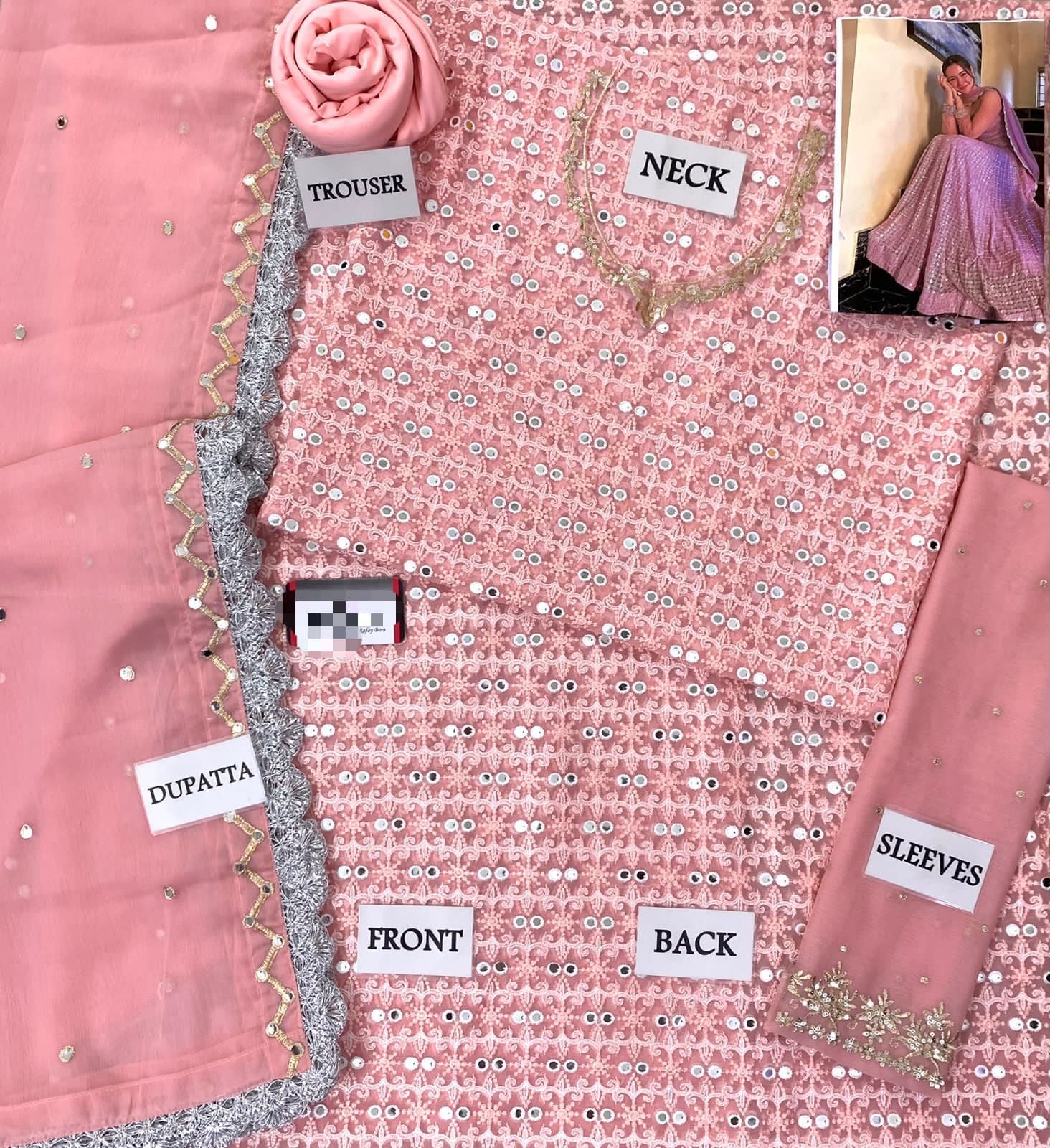 Haniya Amir Chiffon Maxi