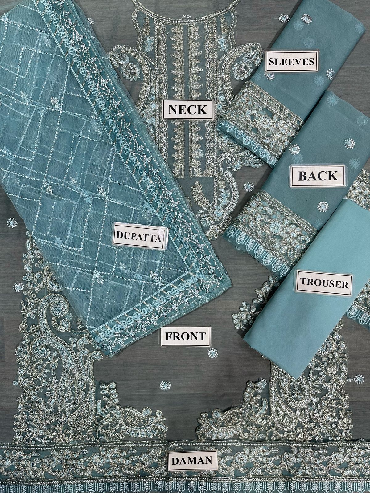 Asim Jofa Chiffon Suit