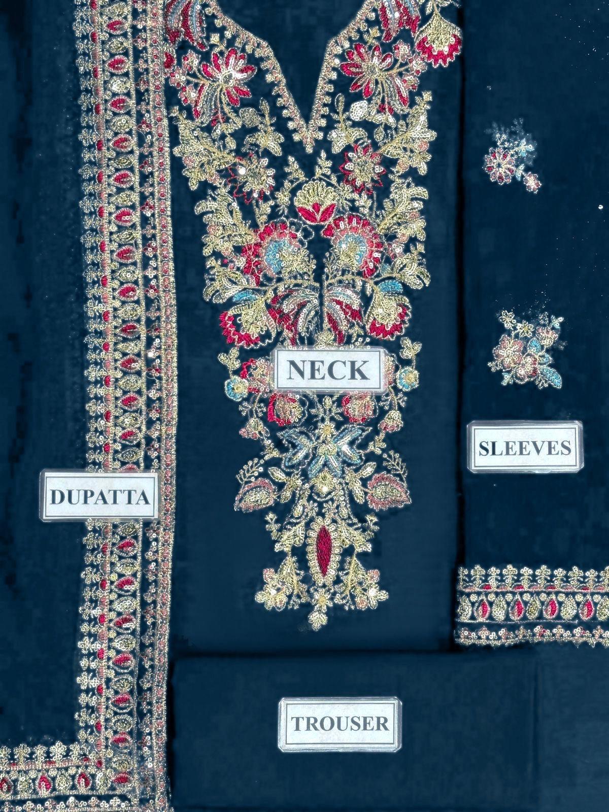 Baroque Chiffon Suit