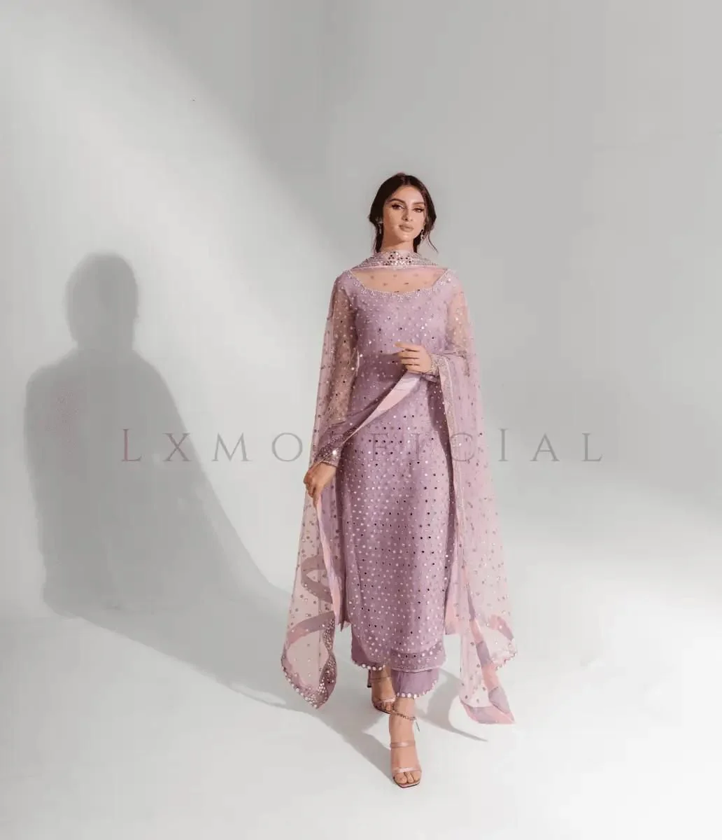 Agha Noor Organza Suit