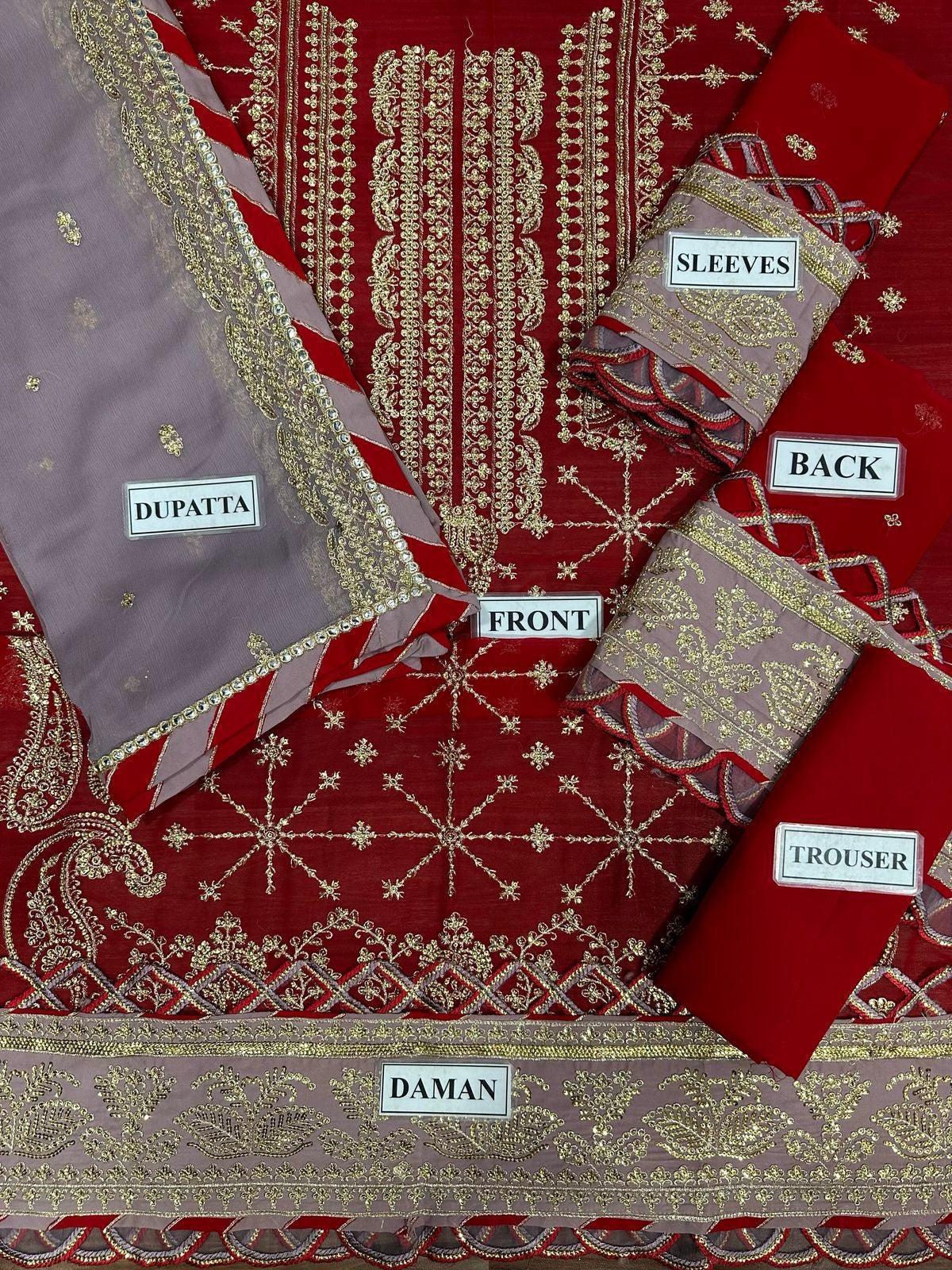 Asim Jofa Chiffon Suit