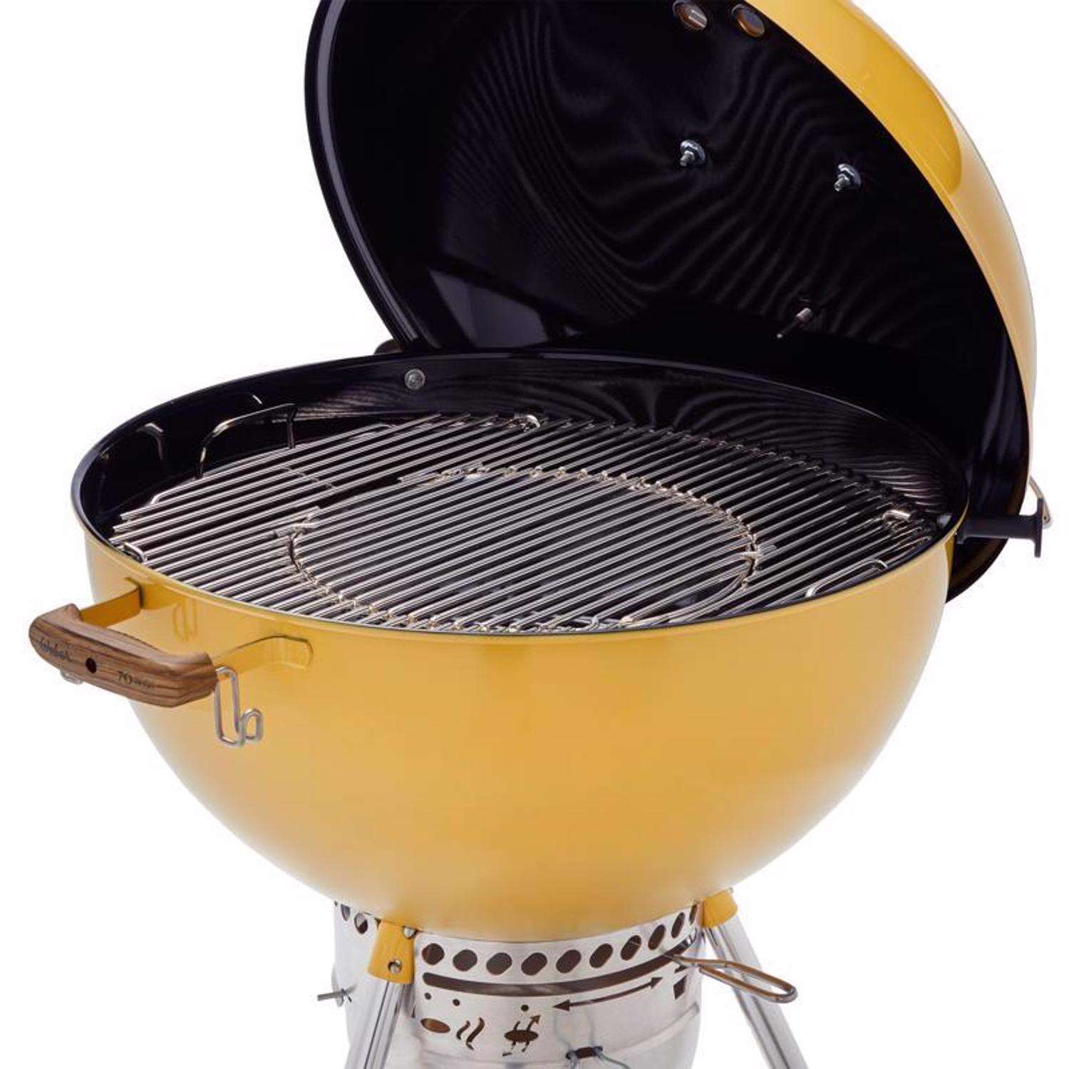 Weber 22 in. Charcoal Grill Hot Rod Yellow