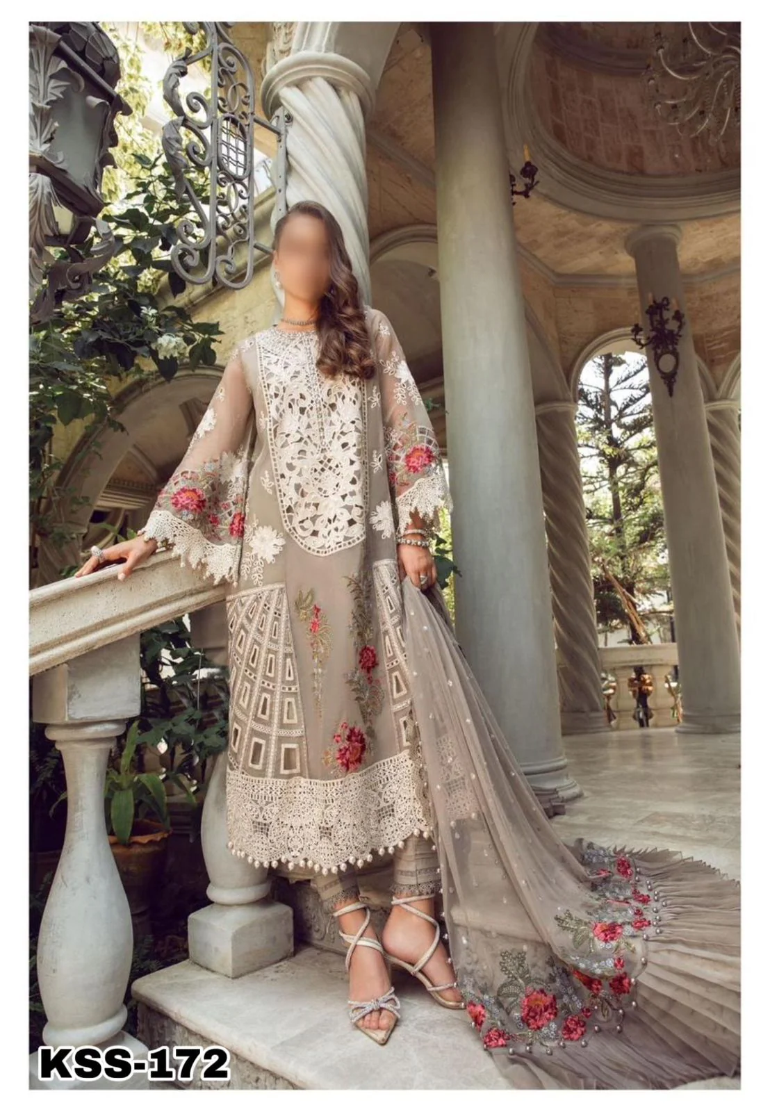 Maria B Organza Suit