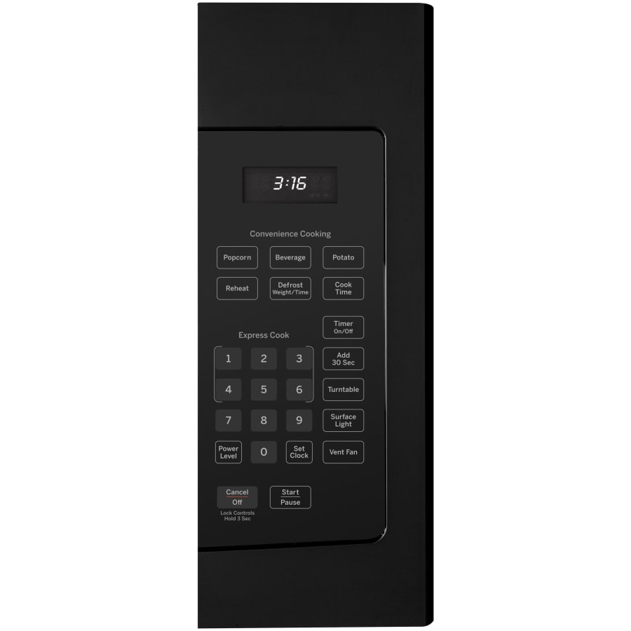 GE 30 Inch Wide 1.6 Cu. Ft. 1000 Watt Over the Range Microwave with Two-Speed 300 CFM Venting System and Auto and Time Defrost