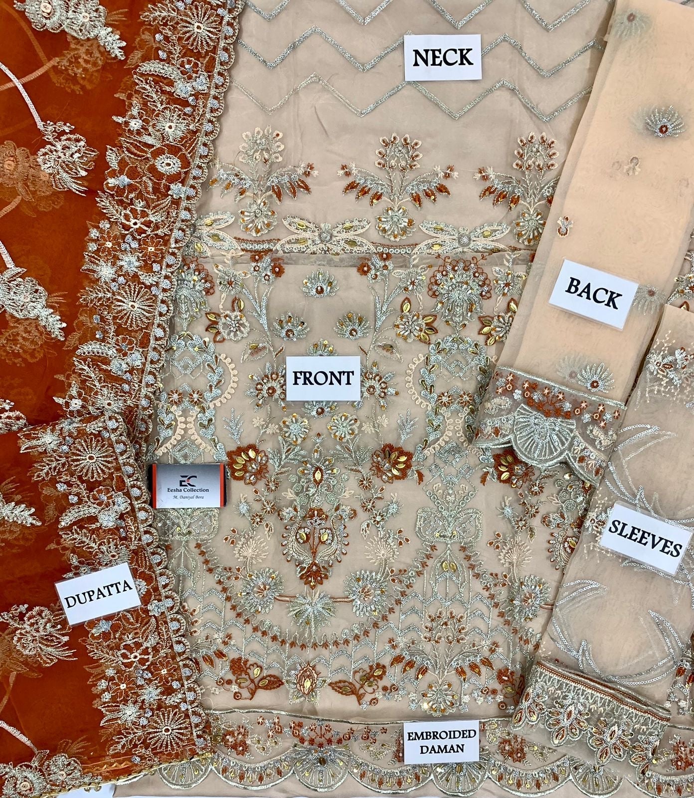 Baroque Organza Suit