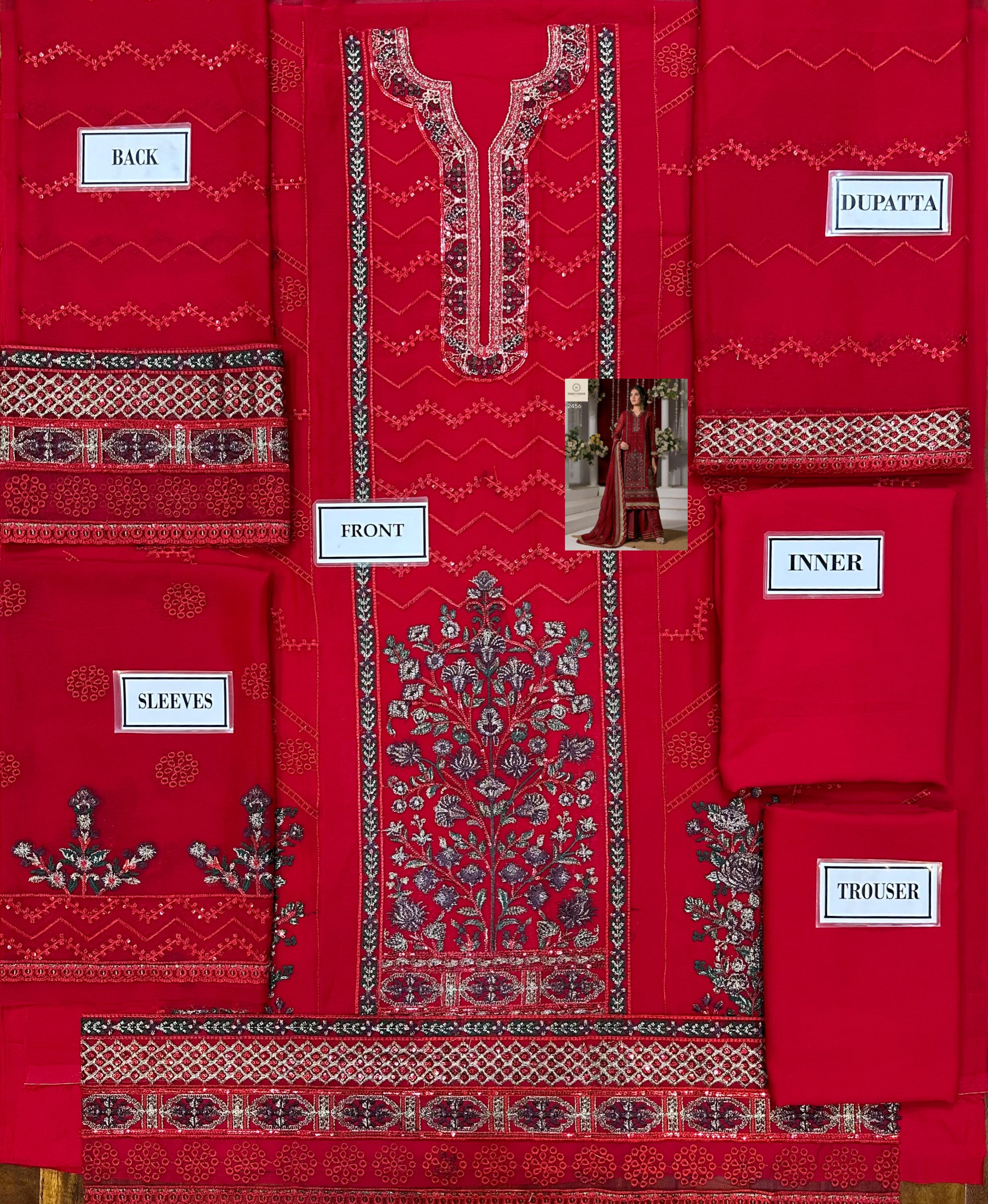 Baroque Chiffon Suit