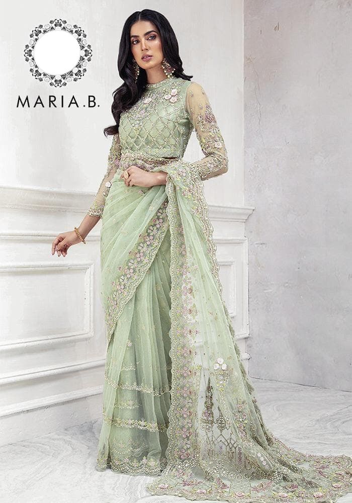 Maria B Net Saree