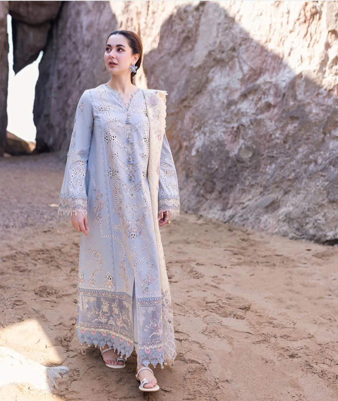 Qalamkar Lawn Suit