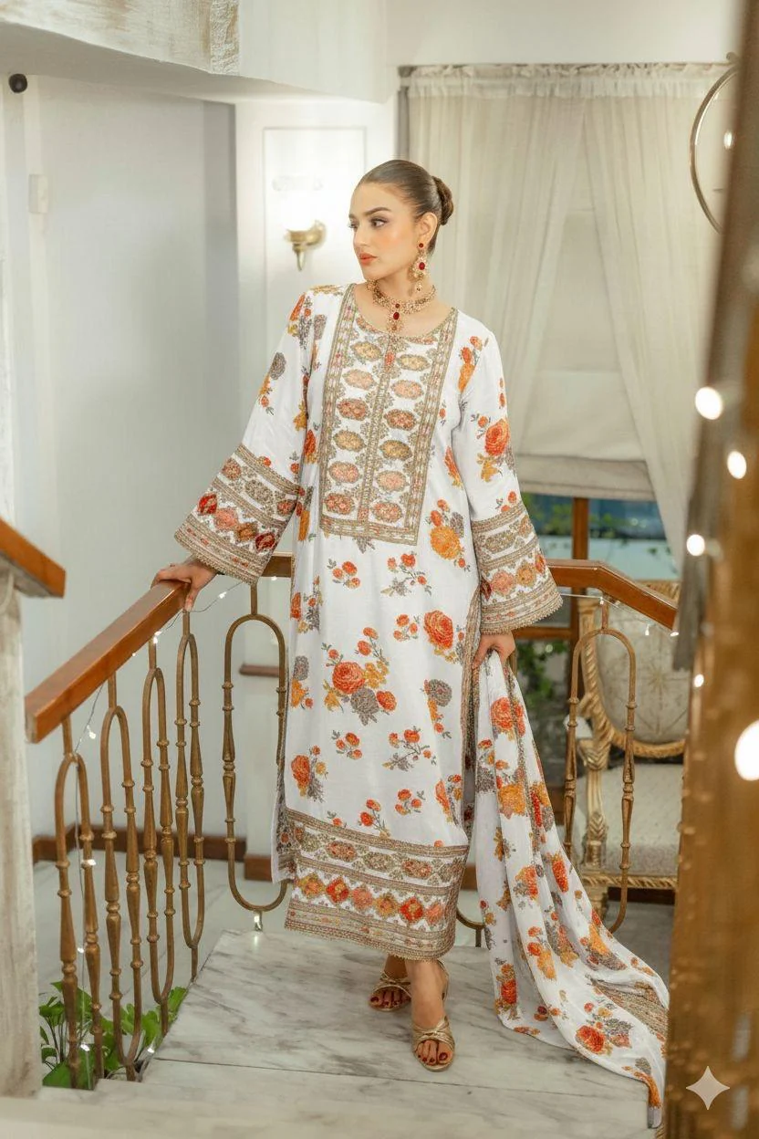 Aneelas Silk Suit