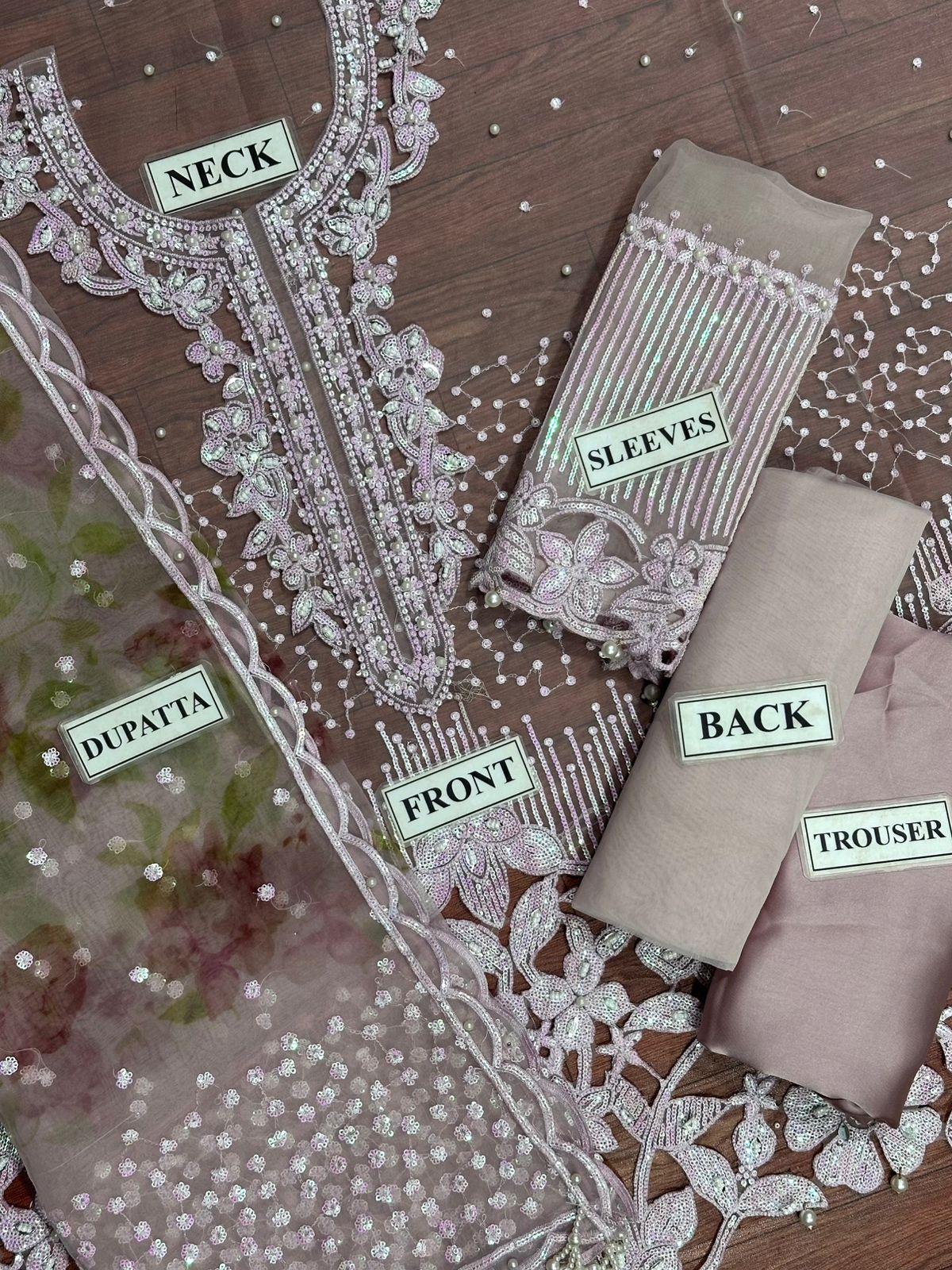 Baroque Organza Suit