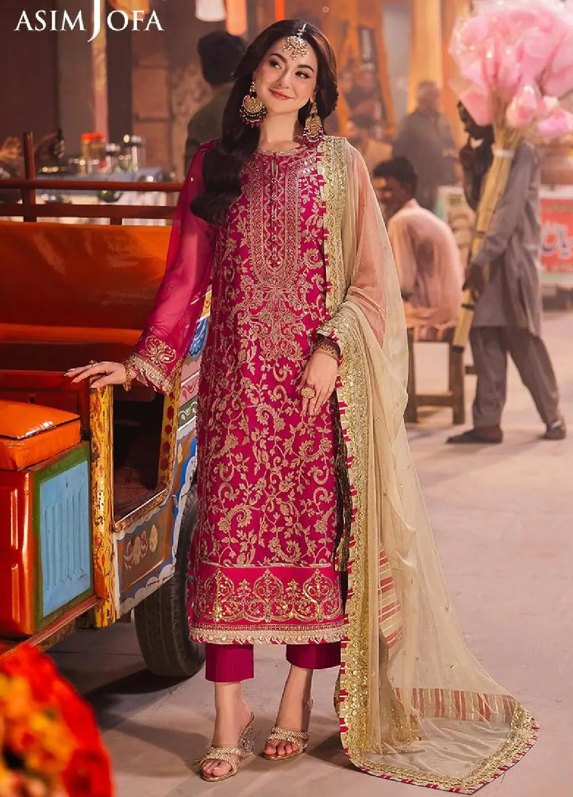 Asim Jofa Chiffon Suit
