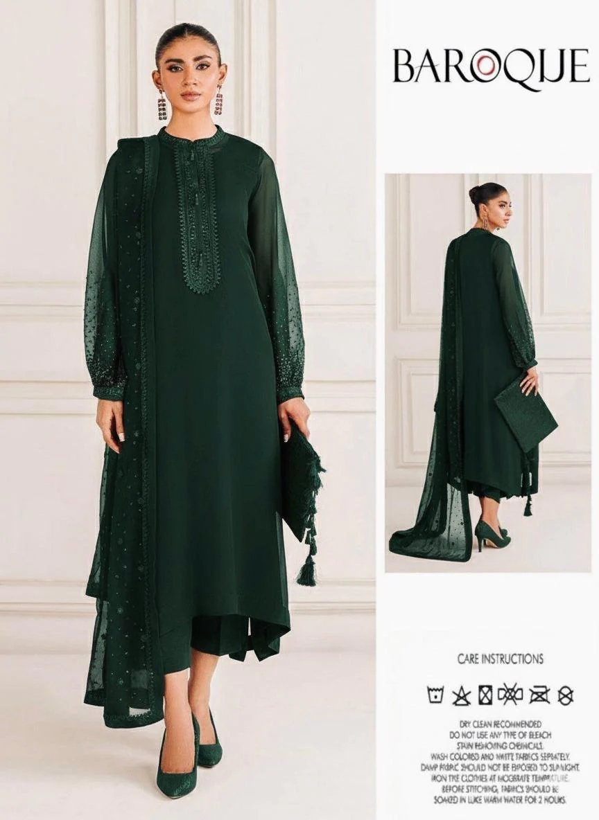 Baroque Chiffon Suit