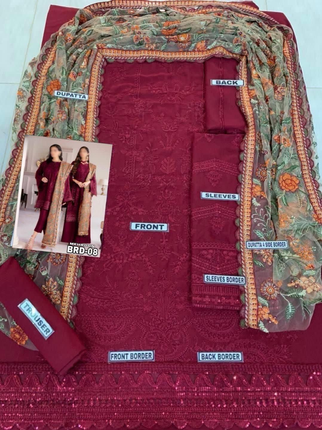 Baroque Chiffon Suit