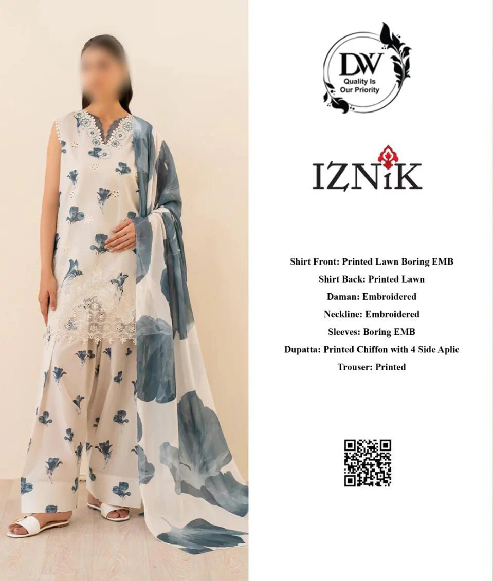 Iznik Lawn Suit