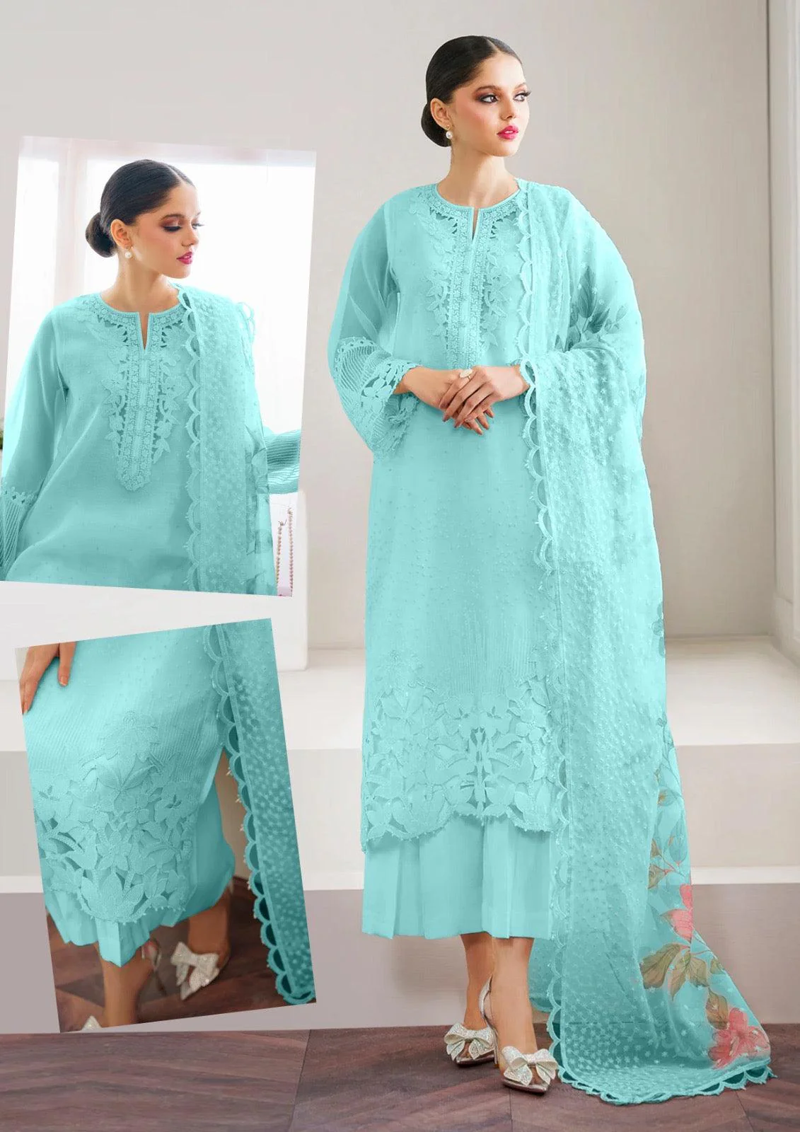 Baroque Organza Suit