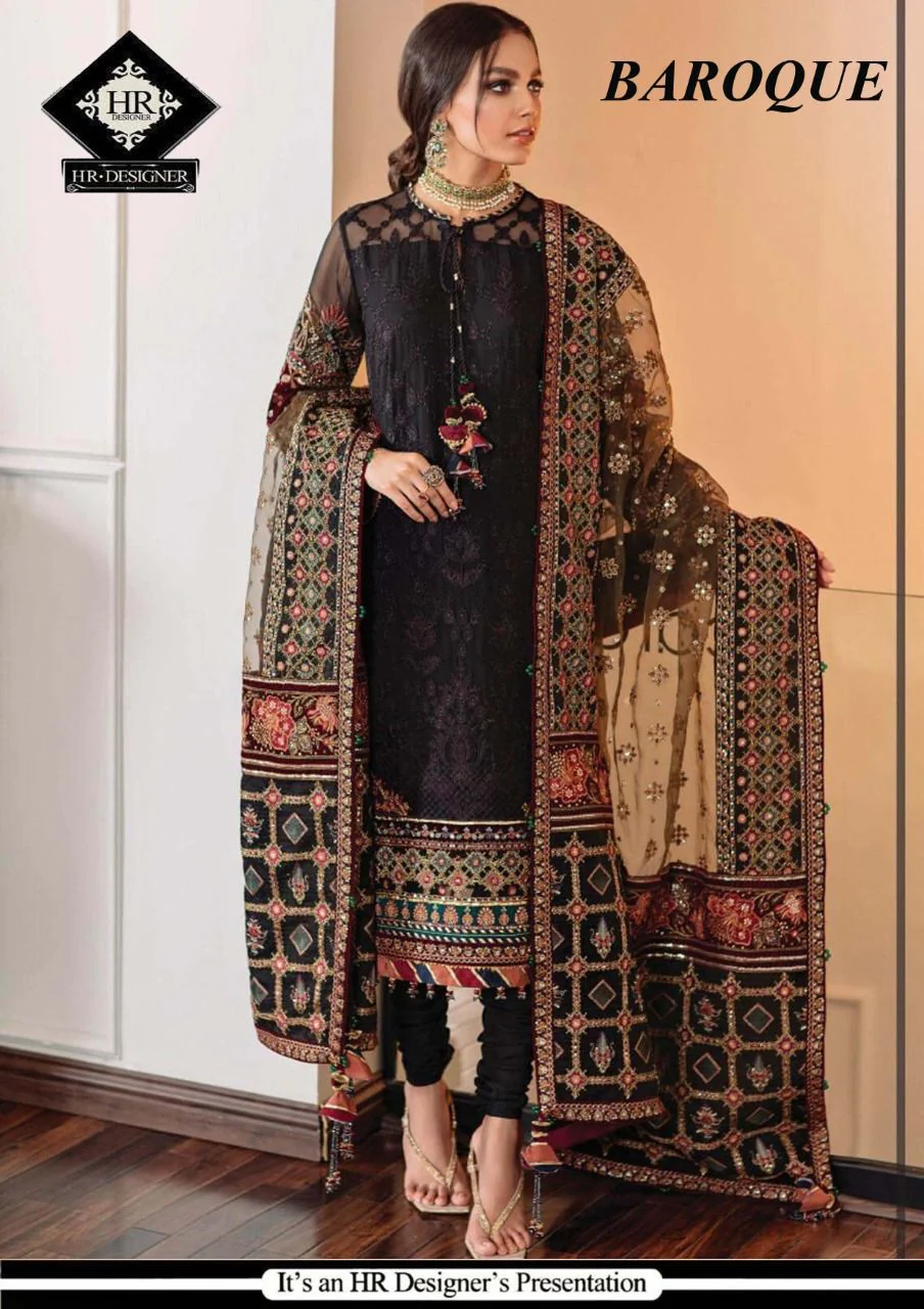 Baroque Organza Suit