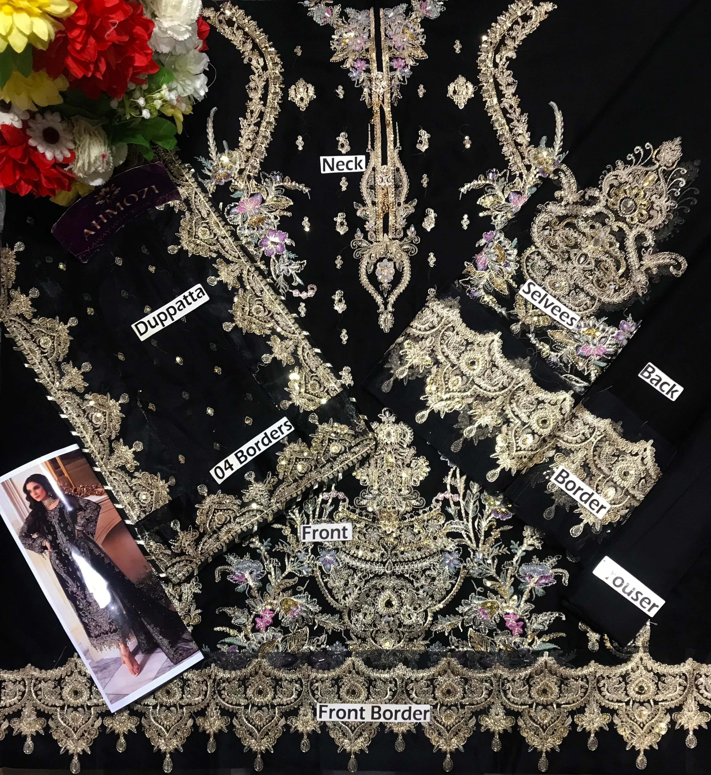 Charizma Chiffon Suit