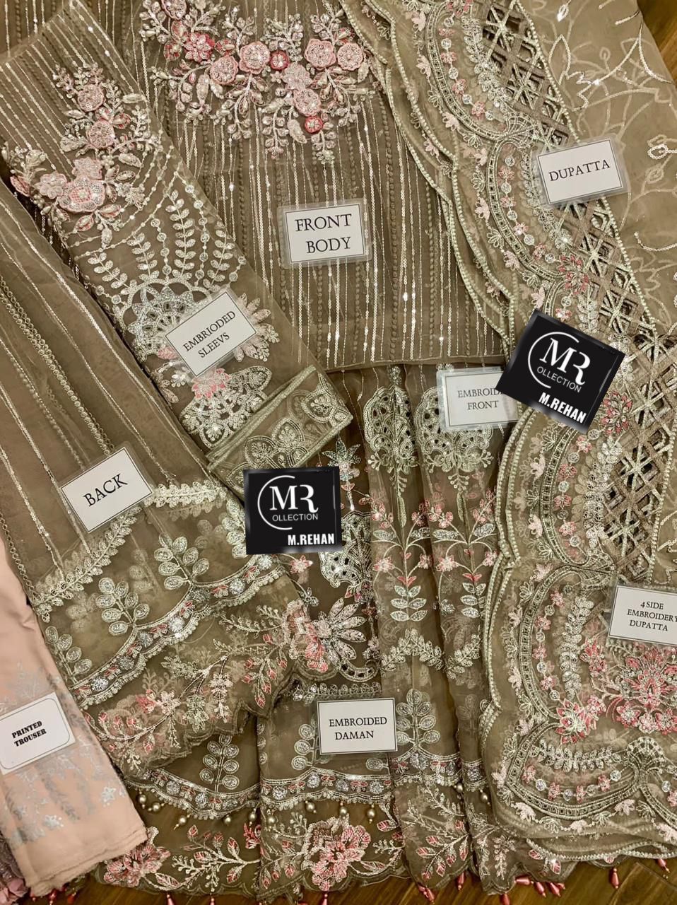 Maria B Organza Maxi