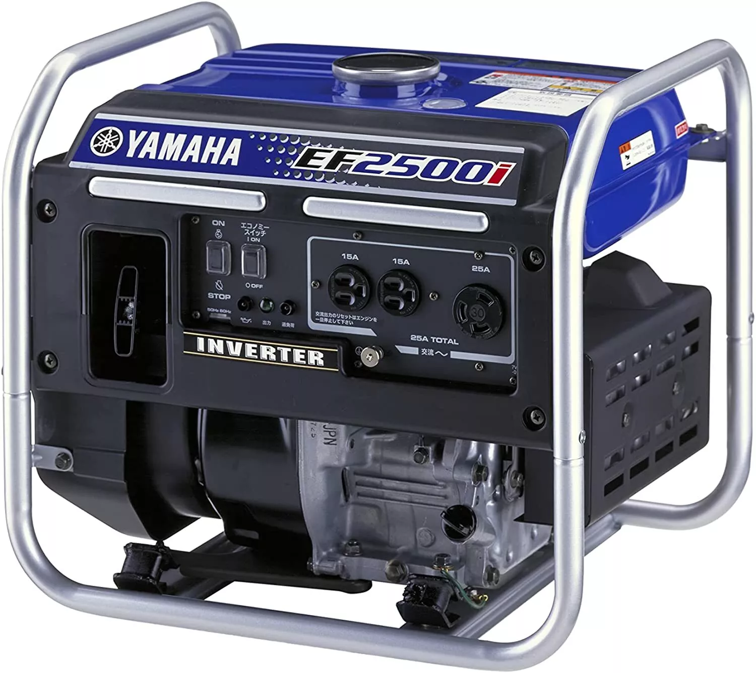 YAMAHA 2.5kVA Portable Gasoline Inverter Generator EF2500i Running Time 6.1H