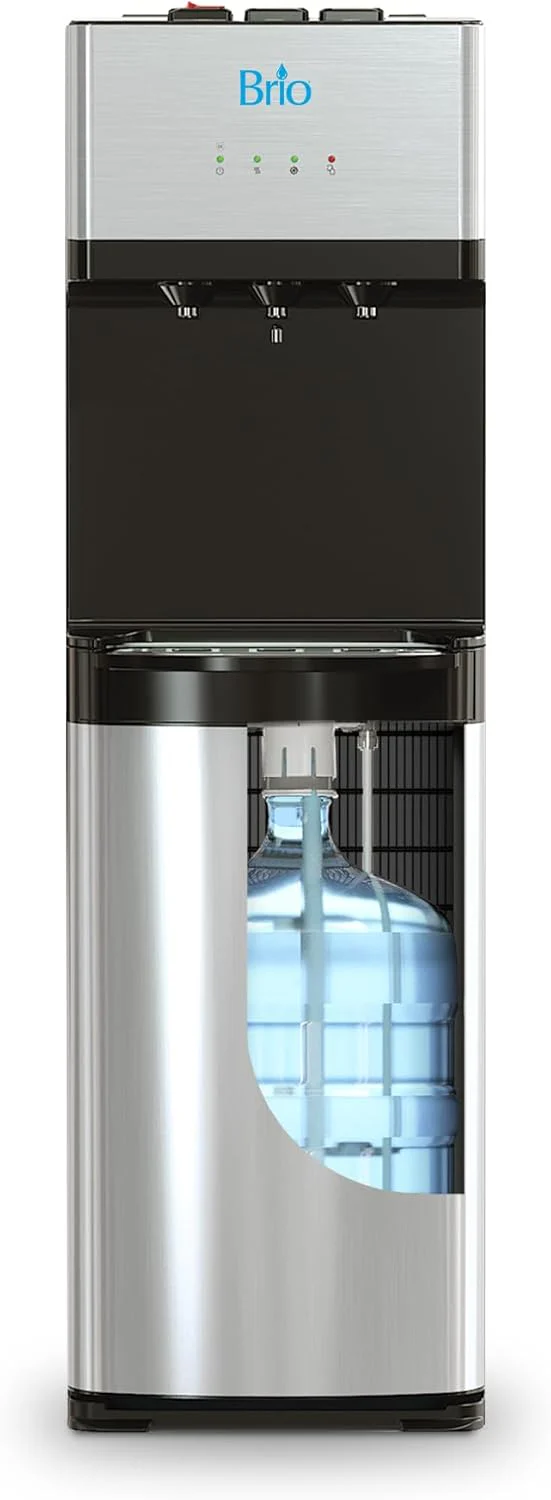 Brio Self Cleaning Bottom Loading Water Cooler Water Dispenser Hot, Room & Cold Water