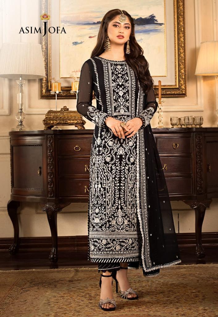 Asim Jofa Chiffon Suit